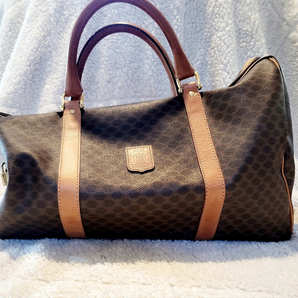 Celiene Boston bag macadam print